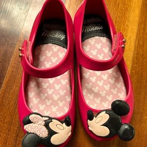 Mini Melissa Mickey and Minnie shoes